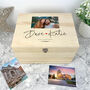 Personalised Couples Names Photo Keepsake Box, thumbnail 1 of 11