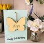 Personalised Granddaughter Butterfly Birthday Card, thumbnail 8 of 8