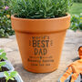 Personalised Father’s Day Terracotta Plant Pot, thumbnail 3 of 8