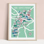 The Cotswolds Map Print, thumbnail 1 of 2