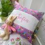 Purple Fairy Name Cushion, thumbnail 1 of 7