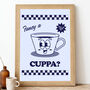 Fancy A Cuppa Tea Coffee Print, thumbnail 2 of 6