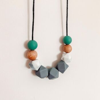 Blue Lagoon Teething Necklace | New Mum Gift, 4 of 4