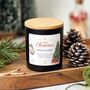 Personalised Christmas Scented Candle Gift Set, thumbnail 4 of 10