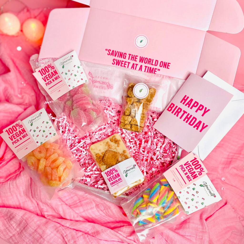 Vegan Treat Gift Box By Sweet Yourself Vegan | notonthehighstreet.com