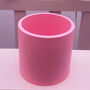 Neon Round Decorative Pot Pink, thumbnail 1 of 4