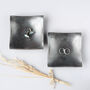 6th Anniversary Hand Forged Square Steel Dish With Smooth Finish. Two Sizes, thumbnail 10 of 12