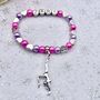 Personalised Gymnast Charm Bracelet, thumbnail 1 of 9