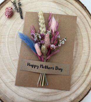 Mother’s Day Card Dried Flowers, 6 of 8