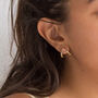 Gold Plated Rainbow Wrap Stud Earrings, thumbnail 1 of 6