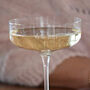 Couple Crystal Champagne Coupe Glass Set, thumbnail 3 of 9