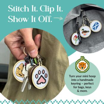 We're Like Two Peas In A Pod! Mini Matchbox Cross Stitch Kit, 3 of 6