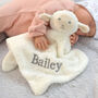 Personalised Lamb Baby Comforter, thumbnail 3 of 10
