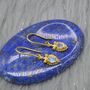 Rainbow Moonstone Teardrop Earrings: Silver Or Gold, thumbnail 4 of 9