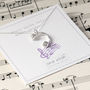 Headphones Sterling Silver Music Lovers Necklace, thumbnail 2 of 11