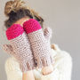 Knit Kit Colour Pop Knitted Mittens, thumbnail 1 of 6