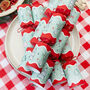 Bon Noel Green Red Christmas Crackers Set Of Six, thumbnail 1 of 6