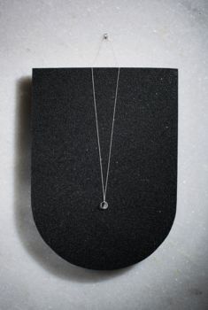 Mini Demi Lune Disc Pendant Necklace, 7 of 8