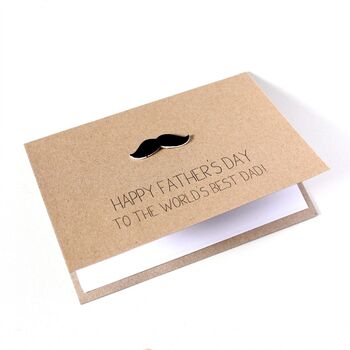 Personalised World's Best Dad Father's Day Card, 3 of 3