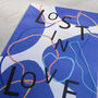 ‘Lost In Love’ Moroccan Inspired A4 Print, thumbnail 2 of 3