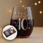 40th Birthday Diamante Crystal Embellished Stemless Glass, thumbnail 1 of 8