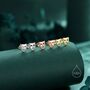 Sterling Silver Theatre Mask Stud Earrings, thumbnail 4 of 11
