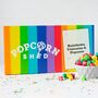 'Rainbow' Gourmet Popcorn Letterbox Gift, thumbnail 3 of 5