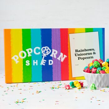 Rainbow Gourmet Popcorn Pride Letterbox Gift, 3 of 5
