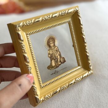 Mini Hindu God Frame– Home Temple Gift– Spiritual Decor, 10 of 12