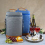 Contemporary Stone Grey Wine Cooler With Accessories, thumbnail 3 of 4