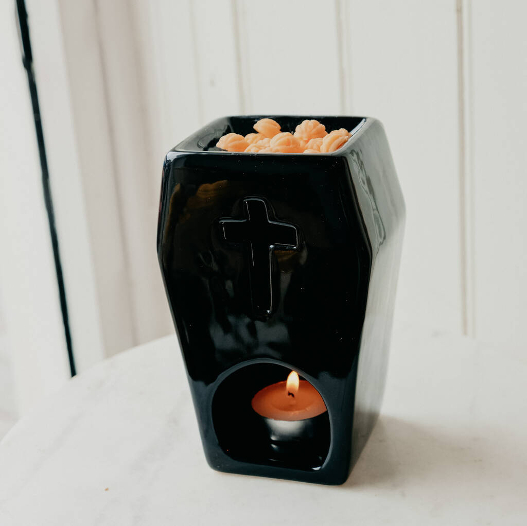 Liza Coffin Halloween Gothic Wax Melt Burner