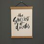 The Sweetest Of Dreams Typography Print, thumbnail 2 of 6
