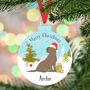 Personalised Labrador Christmas Decoration, thumbnail 2 of 3