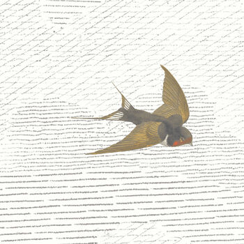 Sweeping Swallows Wallpaper, 4 of 4