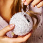 Personalised Beaded Christmas Bauble, thumbnail 3 of 4