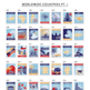Favourite Destinations Stamp Art Print, thumbnail 7 of 12
