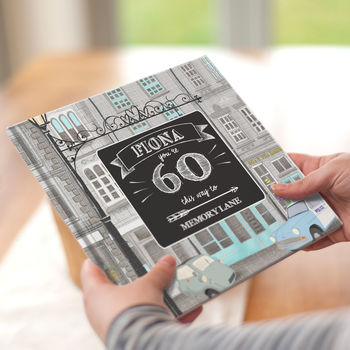 Personalised 60 Th Birthday Book 'Memory Lane', 2 of 12