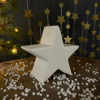 Small White Light Up Star Decoration, 4 of 5