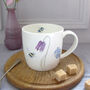 Spring Flower And Bees Bone China Mug, thumbnail 6 of 12