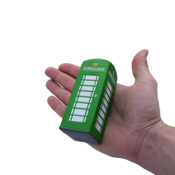 Green Telephone Box Stress Toy, 3 of 5