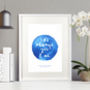 Personalised Watercolour Quote Print, thumbnail 5 of 12