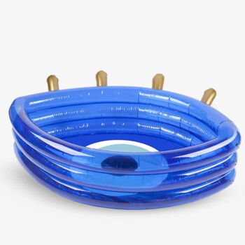 Blue Eye Inflatable Pool With Gold Lashes, 2 of 3