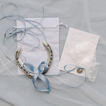 Personalised Old New Borrowed And Blue Wedding Keepsake Giftset, 2 of 10