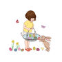 Belle And Boo Easter Basket Wall Stickers, thumbnail 2 of 2