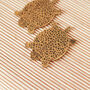 Gold Metal Cheetah Coasters Set Of Four, thumbnail 4 of 4