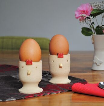 Chicken Personalised Egg Cups, 6 of 8