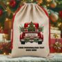 Personalised Christmas Vintage Truck Gift Sack, thumbnail 7 of 9