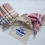 Personalised Soft Cotton Tea Towel And Tablecloth, thumbnail 4 of 11