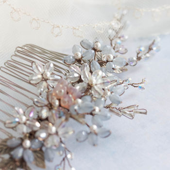 Crystal And Pearl Bridal Comb, 3 of 3