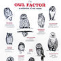 Owl Factor Tea Towel, thumbnail 3 of 3